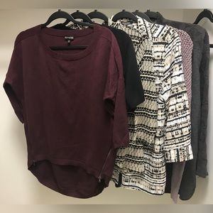 Express Alfred Dunner Knox Rose Notations Lucky Lotus Roz & Ali Size M Sweaters